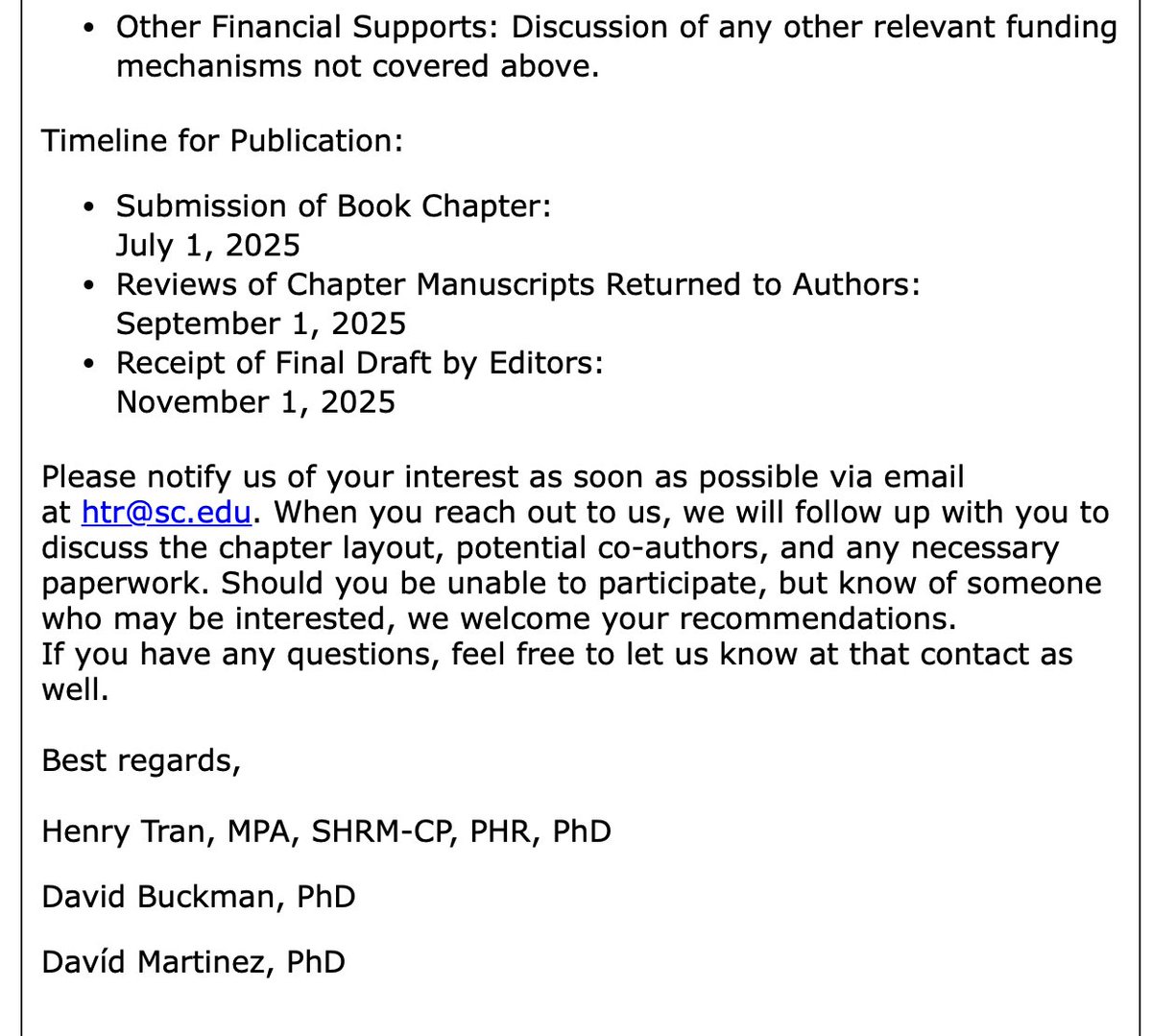 mrhrsuperstar's tweet photo. Book Chapter call from @NatEdFinAcad for the book "Funding Public Higher Education in the United States" published by Emerald Publishing

If you are interested in writing for a state, reach out to me. State availabilities can be found below. https://t.co/ZpOSHspBHK