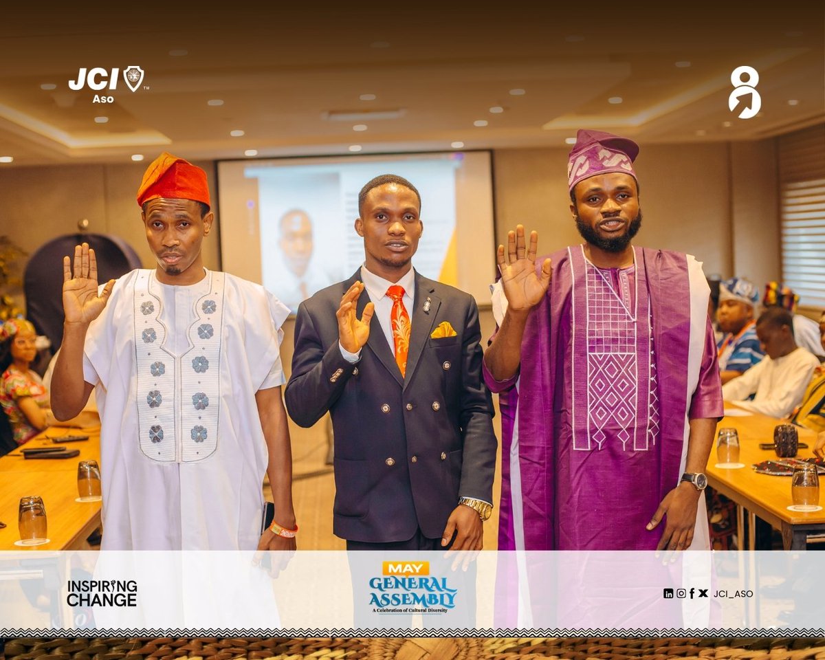 jciaso's tweet photo. Intending member wey sabi. A President wey sabi. When sharp minds align on purpose, vision meets conviction.

And in JCI, that only means one thing—a handshake that seals commitment.

Greatness begins with connection.

#jciaso 
#jcinigeria 
#elevate 
#explore 
#inspirechange https://t.co/OiW1BHozhX