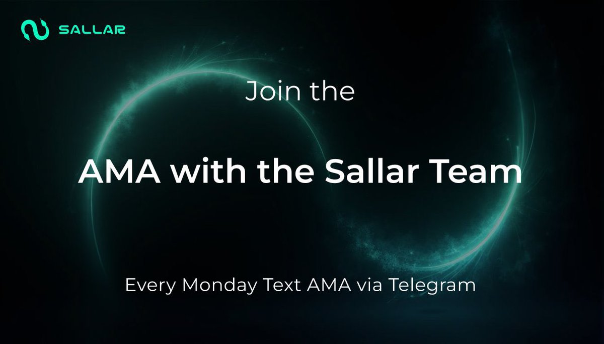 SALLAR $ALL | Solana Chain's DePIN π (@sallar_io) on Twitter photo GM! ππ Join us tomorrow to get the latest project updates, ask questions directly, and share your inspirations and concerns. Gain exclusive insights, discuss strategy, and connect with like-minded supporters.
Details:
π Text-based AMA
π Platform: Telegram: GM! ππ Join us tomorrow to get the latest project updates, ask questions directly, and share your inspirations and concerns. Gain exclusive insights, discuss strategy, and connect with like-minded supporters.
Details:
π Text-based AMA
π Platform: Telegram: