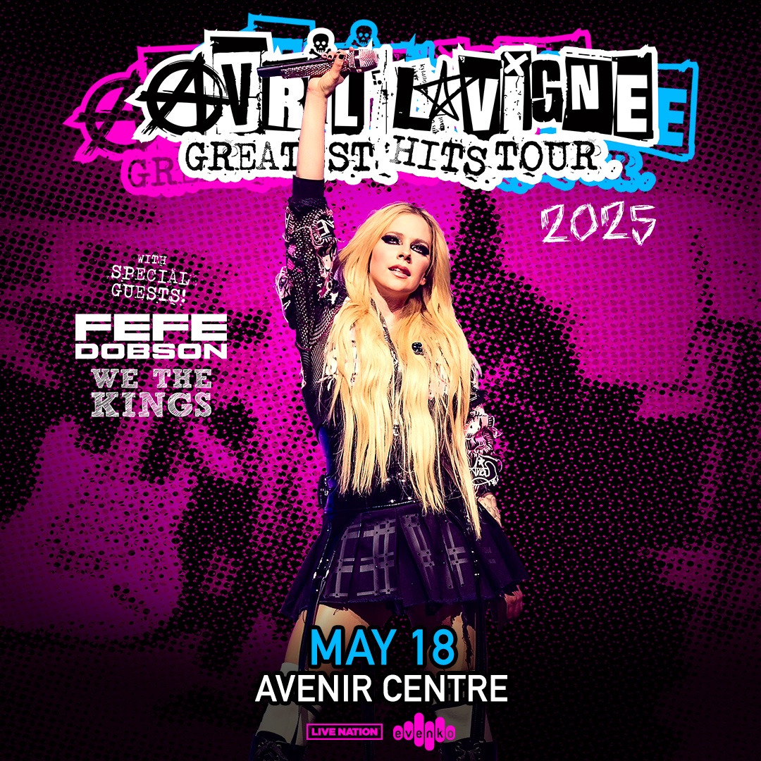 Wendy Phillips PR (@wendyphillipspr) on Twitter photo Tonight in Moncton! Avril Lavigne is bringing her GREATEST HITS TOUR to the <a href="/AvenirCentre/">Centre Avenir Centre</a> with special guests Fefe Dobson and We The Kings. Get your tickets here: avrillavigne.com Tonight in Moncton! Avril Lavigne is bringing her GREATEST HITS TOUR to the <a href="/AvenirCentre/">Centre Avenir Centre</a> with special guests Fefe Dobson and We The Kings. Get your tickets here: avrillavigne.com