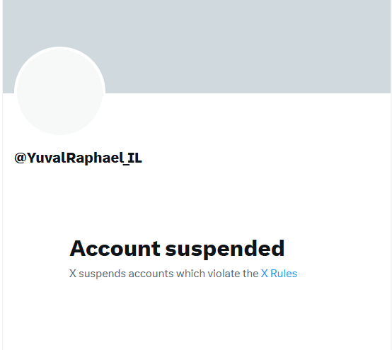 KaterHofmann's tweet photo. X sperrt Accounts, die gegen die X-Regeln verstoßen.
#teamyuval hat gerade einen Meltdown. Regeln sollen nicht für alle gelten, das wäre antisemitisch. https://t.co/4eeNgbAq6n
