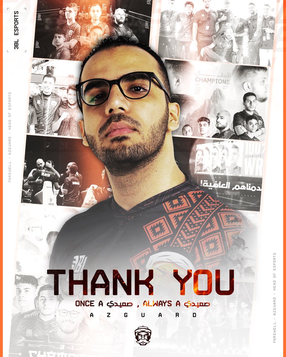Once a صعيدي, Always a صعيدي 🫡

For nearly two years, <a href="/EsportsAzguard/">Azguard</a> wasn’t just our Head of Esports, he was the heartbeat of the team.

He led us through tough times and unforgettable triumphs… from qualifying to the CrossFire World Championship and securing a global 4th