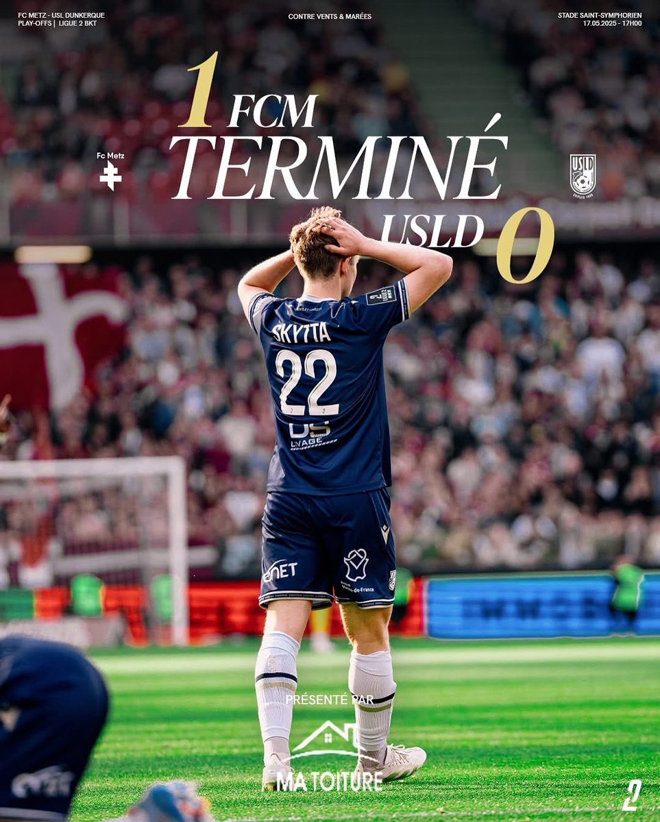 La défaite n’efface pas la superbe saison de nos joueurs de l’<a href="/usldunkerque/">USL DUNKERQUE 🐬</a> 

Bravo aux joueurs, au staff et aux fidèles supporters.

Nous sommes fiers d’être Dunkerquois.

<a href="/VilleGdeSynthe/">Ville de Grande-Synthe</a> 
#GrandeSynthe
#VilleActiveetSportive
