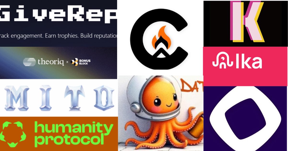 SamB9091999's tweet photo. Morning, Afternoon, Evening &amp; Night👀 

@GiveRep @ikadotxyz @MitosisOrg @OpenledgerHQ @TheoriqAI @Humanityprot @Sidekick_Labs @monad_xyz @campnetworkxyz 

☺️ Let’s keep building! https://t.co/nCeMAwiCHL