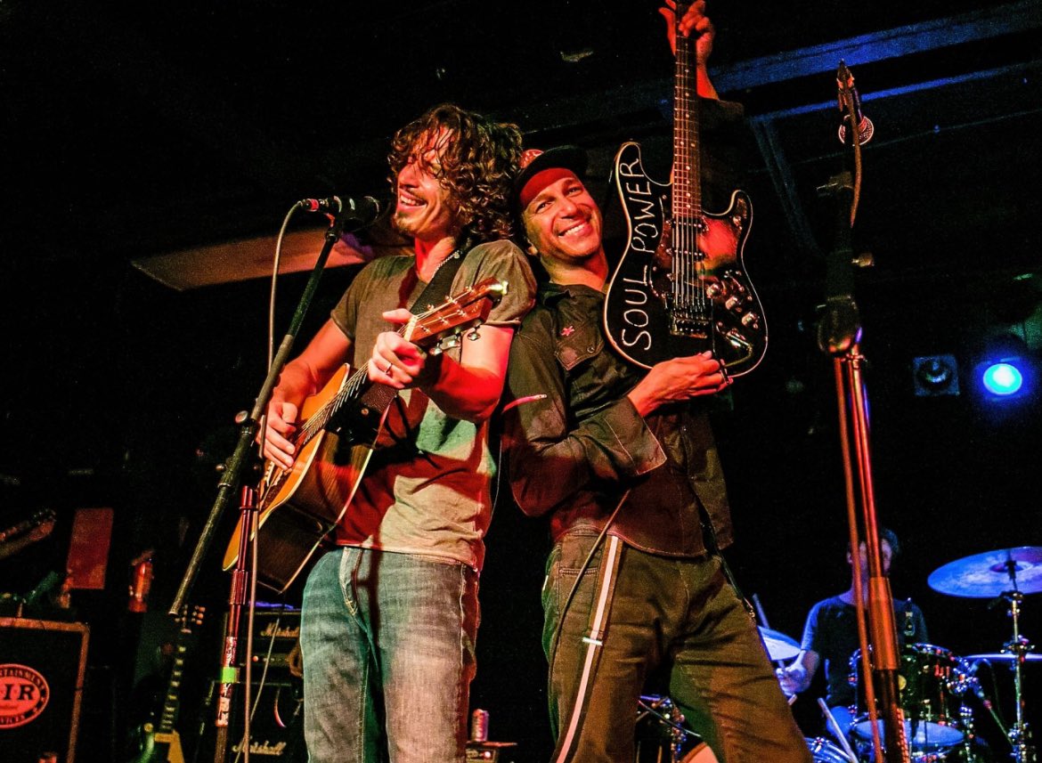 Tom Morello (@tmorello) on Twitter photo Eight years ago today we lost the great <a href="/chriscornell/">Chris Cornell</a>. You will never be outshined, my friend. Eight years ago today we lost the great <a href="/chriscornell/">Chris Cornell</a>. You will never be outshined, my friend.