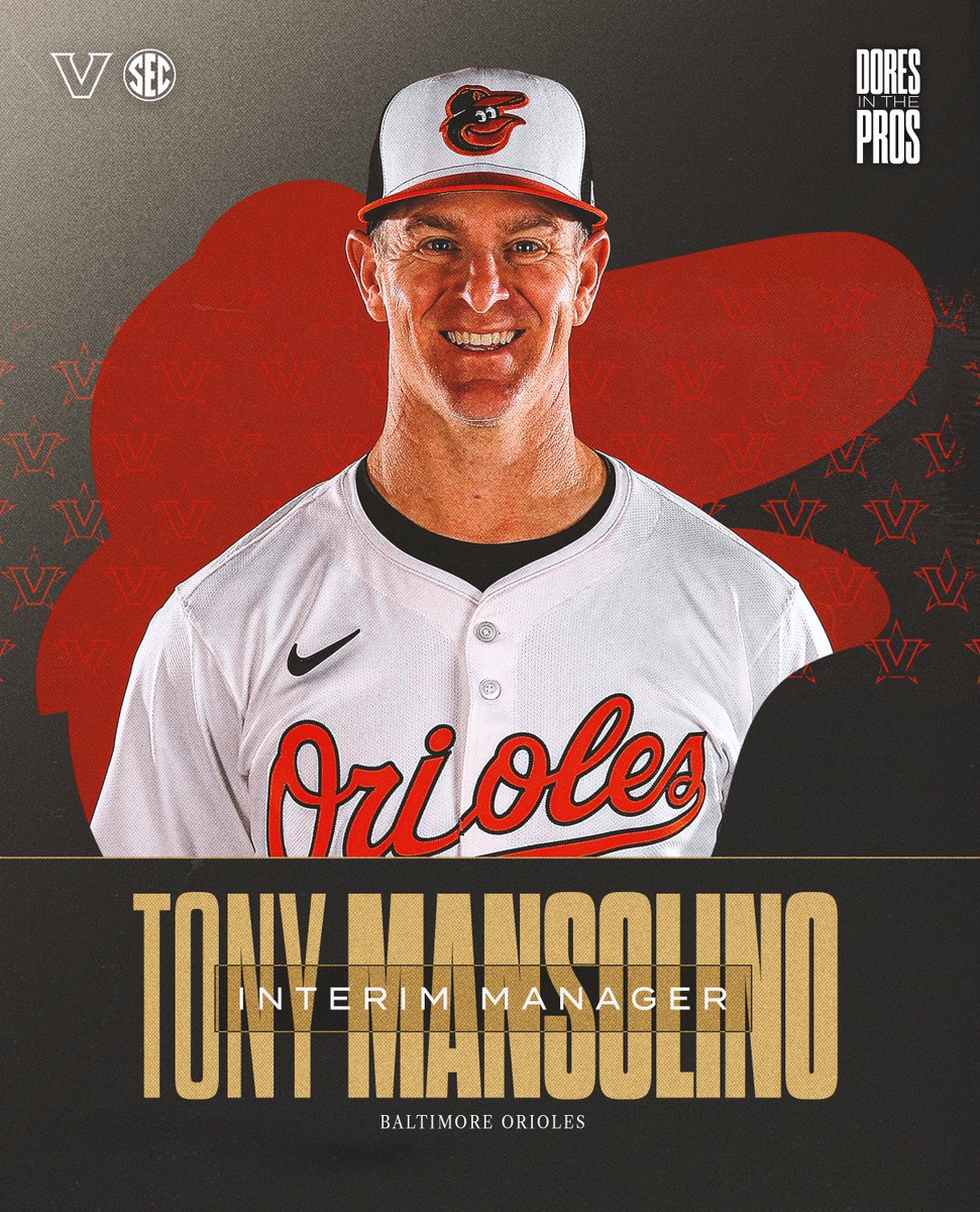 VandyBoys's tweet photo. Congratulations to former VandyBoy Tony Mansolino on being named Interim Manager of the Baltimore Orioles! https://t.co/QXYYluGylZ