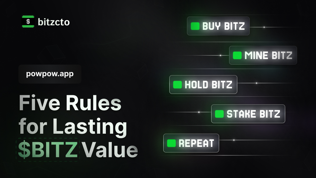 ricodemu's tweet photo. $BITZ: Five Rules for Enduring Digital Value

$BITZ is not just a token. It is a digital asset created not by speculation, but by participation.
It is based on #ePOW: a combination of Proof-of-Work and Proof-of-Stake.

Each unit is the result of action, effort and time.
To understand the value of $BITZ, all you need to do is follow five simple rules:

1. BUY
Entry begins with participation. Buy $BITZ and take a position.
▸ https://t.co/jWptYn3r9j

2. MINE
$BITZ is not given away. It is mined.
▸ https://t.co/1PvCnMIOEC

3. HOLD
$BITZ is not for quick turnover. It is an asset that needs to mature.
▸ https://t.co/jMLmzopjcJ

4. STAKE
Participate in the system, confirm participation, strengthen the network.
▸ https://t.co/EbmIYf4n6B

5. REPEAT
Value comes through consistency.
Every action is a contribution to what remains.

@EclipseFND everything
$ES IS COMING
$BITZ TO DA MOON
#ASC ON TOP