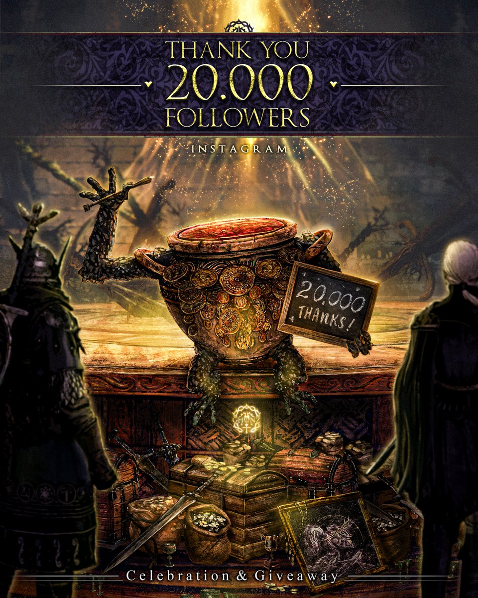 Thank you so much !!! 💛🎁
Giveaway on the run go go go !!
#ELDENRING #nightreign
-
instagram.com/p/DJzJwoUsdxc/…