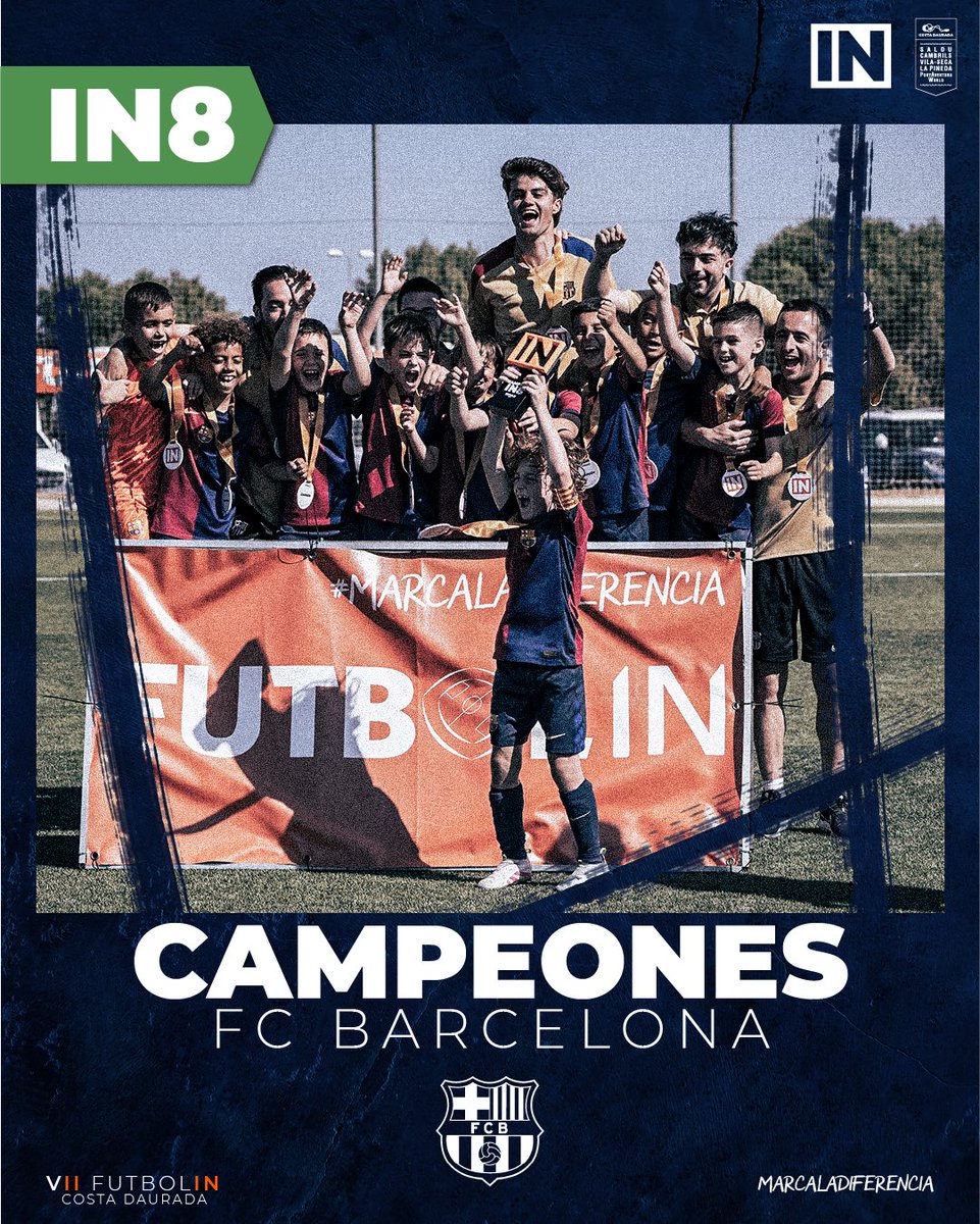 futbolinsports's tweet photo. 🚀CAMPEÓN’25🔛 categoría IN9•IN8🧡
📍Futbol IN Costa Daurada.
Felicidades a todos los equipos🫶🏼
#FutbolIN #CostaDaurada #EstamosIN #MarcaLaDiferencia https://t.co/sApKs3WoLZ