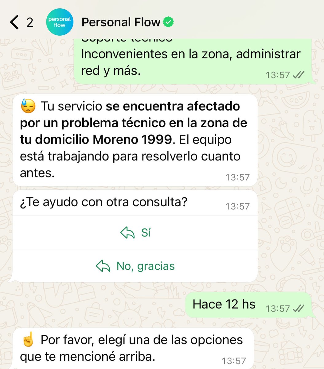 rcalito's tweet photo. Hace 12 horas que ⁦@PersonalFlow_At⁩ ⁦@PersonalAr⁩ contesta esto… es empresa del estado o empresa privada??? No entiendo nada… https://t.co/LlvdaLS0xD