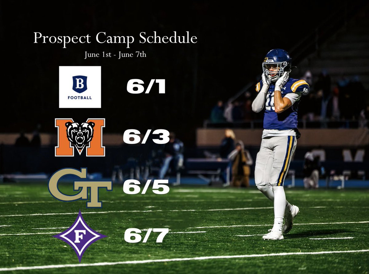 James Lasco (@jameslasco26) on Twitter photo Summer schedule is set! Here are the camp dates <a href="/MaristRecruits/">Marist Football Recruits</a> <a href="/BerryFootball/">Berry Football</a> <a href="/MercerFootball/">Mercer Football</a> <a href="/GeorgiaTechFB/">Georgia Tech Football</a> <a href="/PaladinFootball/">Furman Football</a> Summer schedule is set! Here are the camp dates <a href="/MaristRecruits/">Marist Football Recruits</a> <a href="/BerryFootball/">Berry Football</a> <a href="/MercerFootball/">Mercer Football</a> <a href="/GeorgiaTechFB/">Georgia Tech Football</a> <a href="/PaladinFootball/">Furman Football</a>