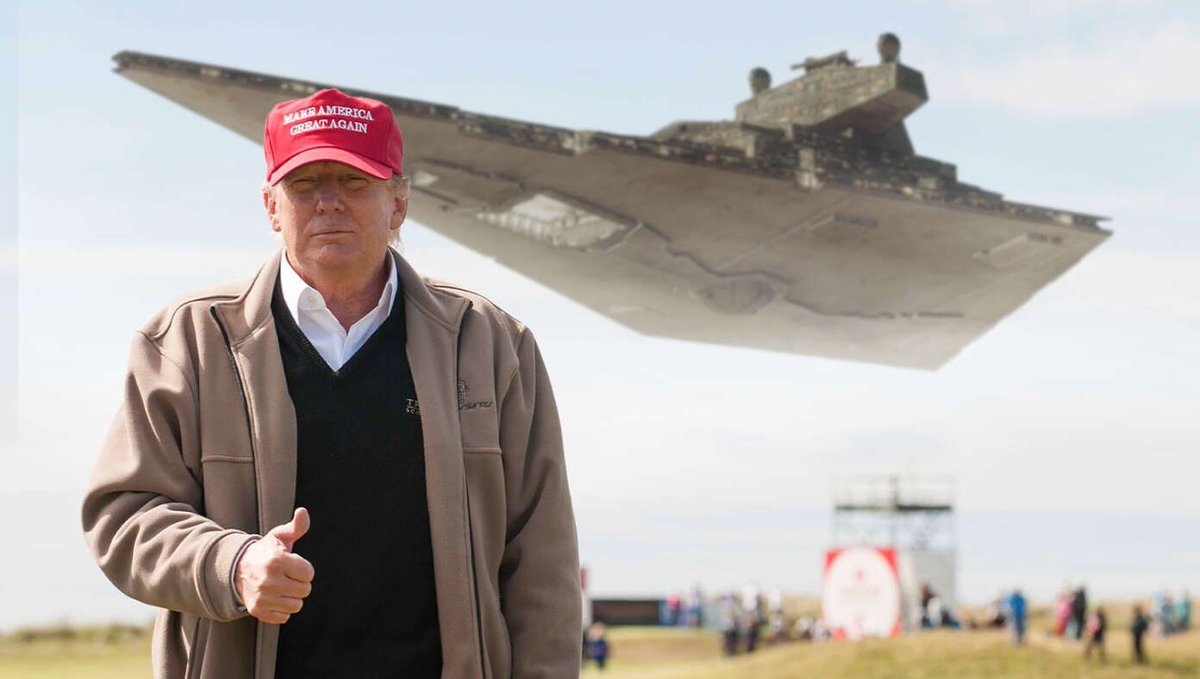 Trump Accepts Generous Gift Of Imperial-Class Star Destroyer From Emperor Palpatine buff.ly/fCGxC7M