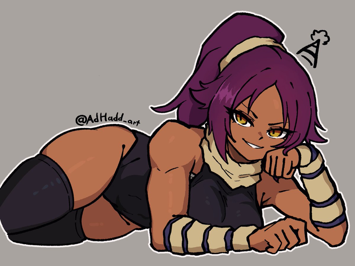 ParadiseVel78's tweet image. Happy B-day Oomf! 馃巶
@AdHadd_art
(Finally got a chance to draw Yoruichi)
