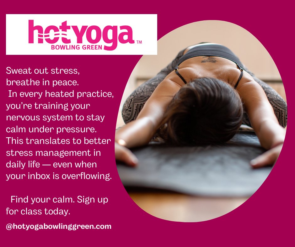 #hotyoga #hotyogabowlinggreen #bestofbg #shoplocal #hotyogaeveryday #breathe