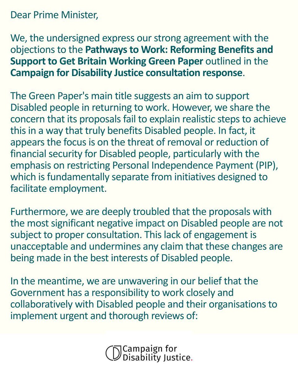 CampaignFDJ's tweet photo. Disabled voices are being ignored on key proposals in Government consultation on benefit cuts.
It’s time for inclusion! Sign our open letter now: https://t.co/6AX2REso2a
#ItsTimeForInclusion #OpportunitySecurityRespect https://t.co/wVyjILuXlY