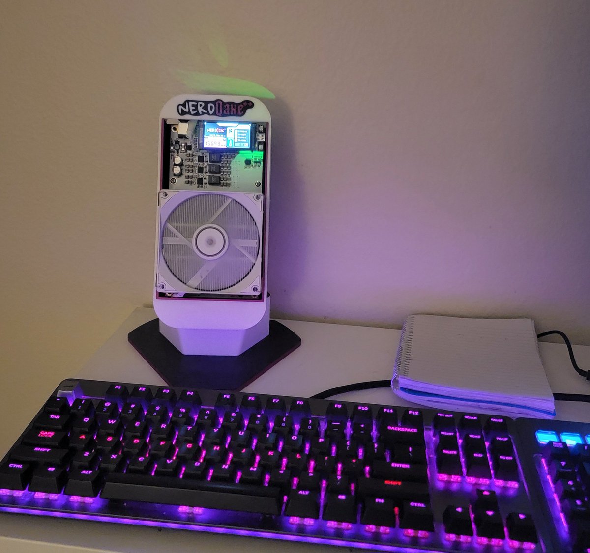 NerdQ++ Out the box review:
<a href="/IxTechCrypto/">IxTech</a>

Extremely Attractive
Clean
Solid
Stable
Ultra quiet
Instant Plug and play
Pushing 5TH on avg.  

Completely satisfied.  It's beautiful. 
Running on OMBs Parasite Pool

ixtech.xyz