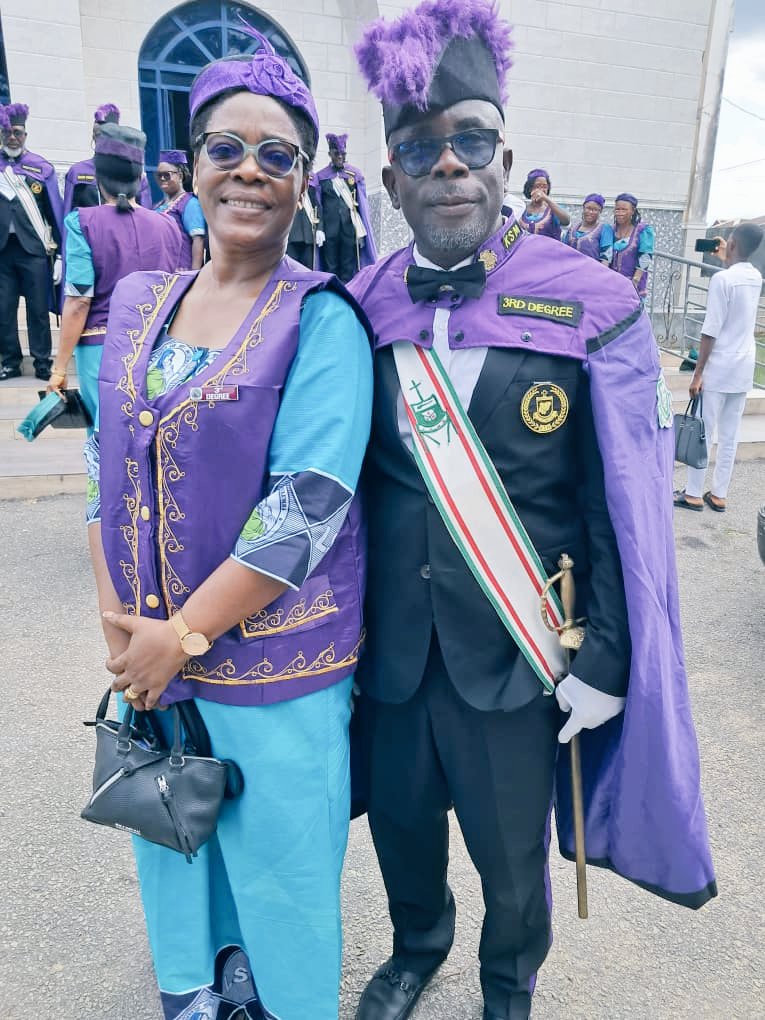 ArcChioma's tweet photo. We made it to the 3RD DEGREE of the Noble and Prestigious ORDER of the KNIGHTS of ST. MULUMBA to the Glory of GOD. 

We pray for Wisdom, good health, absolute dedication to the service of GOD in using our Talent, Treasure and Time. 
So help us GOD 🙏 https://t.co/UItl0jaamn