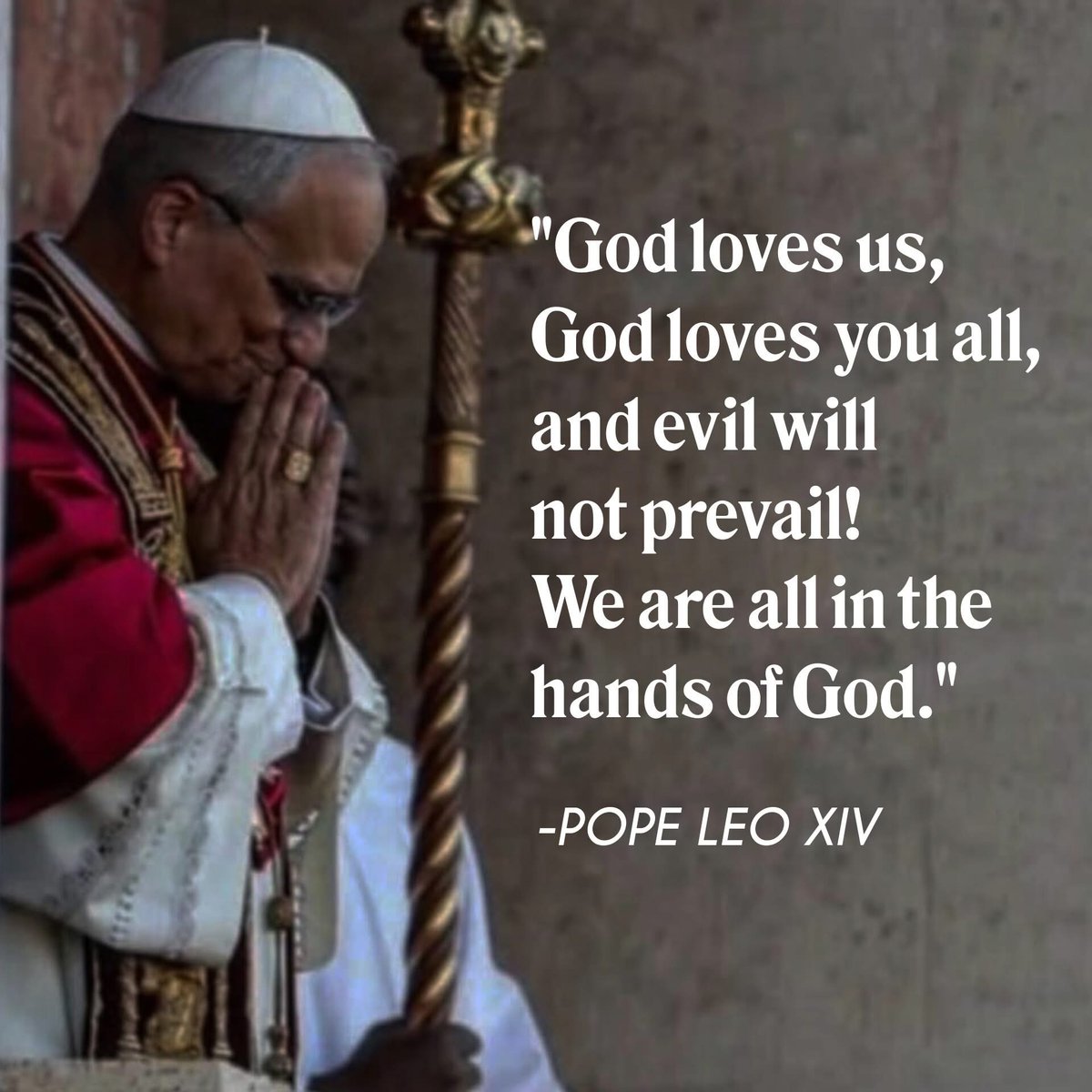 Thanks be to God for Pope Leo XIV!