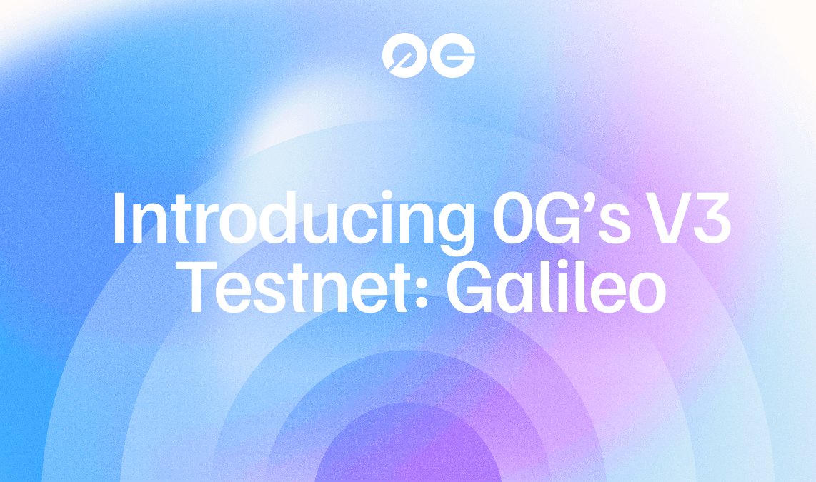0X_CFZ's tweet image. 💰 UPDATED OG Testnet : 
Testnet V3 - Galileo
Cost: 0
[Raised $325M]

@0G_labs just rolled out their Testnet V3, Galileo, and it’s something you won’t want to miss!

Let’s walk through how to get started
🧵👇