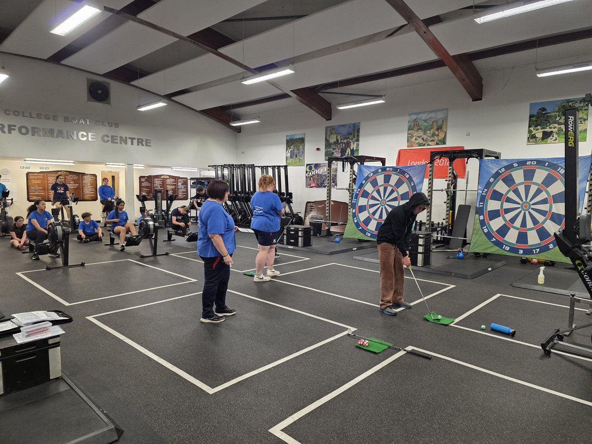 Not able to get on the water today due to a sports event. Golf darts team event for the squad!