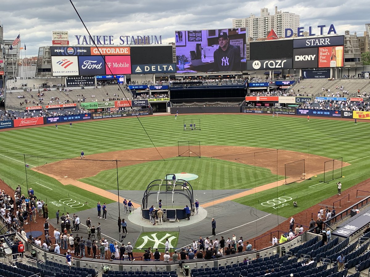 Roxy Bernstein (@roxybernstein) on Twitter photo Getting ready for #SundayNightBaseball in The Bronx! Subway Series finale from <a href="/yankeestadium/">Yankee Stadium</a> with pre at 6:30pm ET and 1st pitch 7-ish. Join <a href="/dougglanville/">Doug Glanville</a>, <a href="/nickdeluca_/">Nick DeLuca</a> & me on <a href="/MLBonESPNRadio/">MLB on ESPN Radio</a> with #LGM at #RepBX. Getting ready for #SundayNightBaseball in The Bronx! Subway Series finale from <a href="/yankeestadium/">Yankee Stadium</a> with pre at 6:30pm ET and 1st pitch 7-ish. Join <a href="/dougglanville/">Doug Glanville</a>, <a href="/nickdeluca_/">Nick DeLuca</a> & me on <a href="/MLBonESPNRadio/">MLB on ESPN Radio</a> with #LGM at #RepBX.