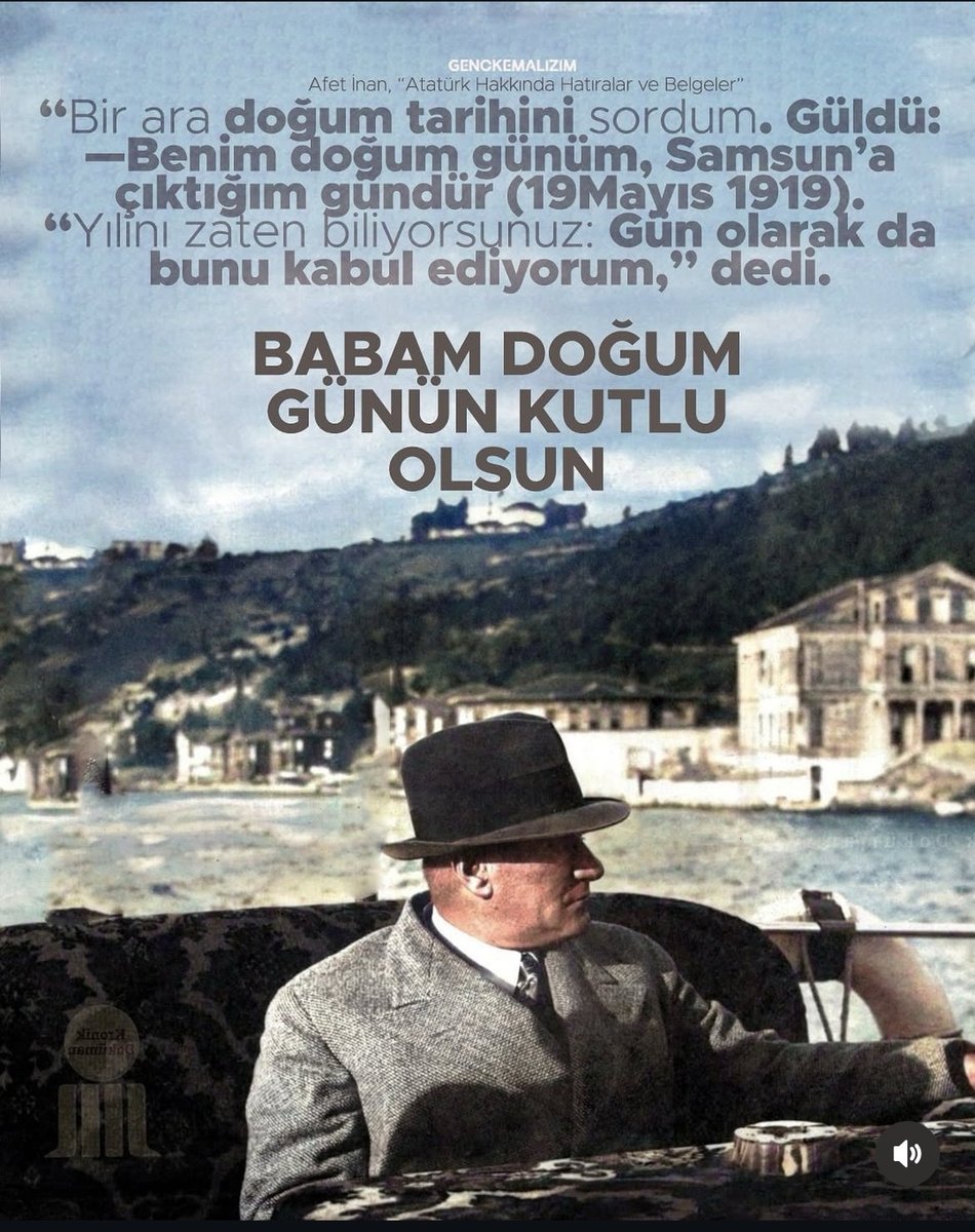 Doğum Günün Kutlu Olsun Atam 🇹🇷🇹🇷🇹🇷

#MustafaKemalAtatürk 
#Daimaİzinde 
#19MayısAtatürküAnmaGençlikVeSporBayramı 
#19mayis1919