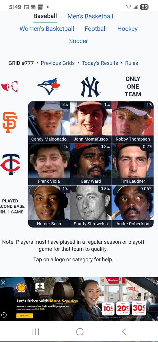 I think this is the best I've ever done. Love grids with the Yankees