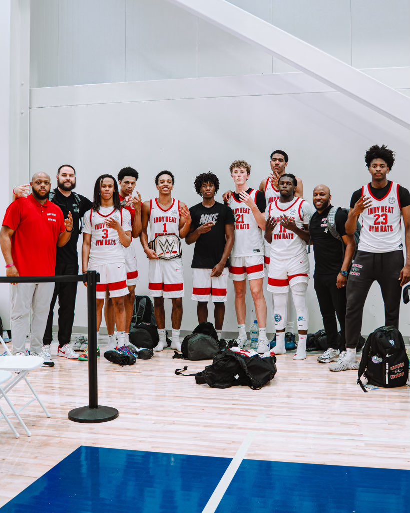 Eddy Wagner (@therealedmund) on Twitter photo Indy Heat 16u went 4-0 in Session 2 in Memphis! This group of eight young men is special! After wins we give out the “Impact Belt” for one or multiple players who impacted winning in different ways! TEAM EFFORT.
<a href="/JahariLMiller/">Jahari Miller</a> <a href="/KLamp_24/">Kenneth Lampley lll</a> <a href="/Harperbl1/">Harper Baker - Lands</a> <a href="/mackwelker4/">Mack welker</a> <a href="/KingCraig35/">JJ Craig</a> Indy Heat 16u went 4-0 in Session 2 in Memphis! This group of eight young men is special! After wins we give out the “Impact Belt” for one or multiple players who impacted winning in different ways! TEAM EFFORT.
<a href="/JahariLMiller/">Jahari Miller</a> <a href="/KLamp_24/">Kenneth Lampley lll</a> <a href="/Harperbl1/">Harper Baker - Lands</a> <a href="/mackwelker4/">Mack welker</a> <a href="/KingCraig35/">JJ Craig</a>