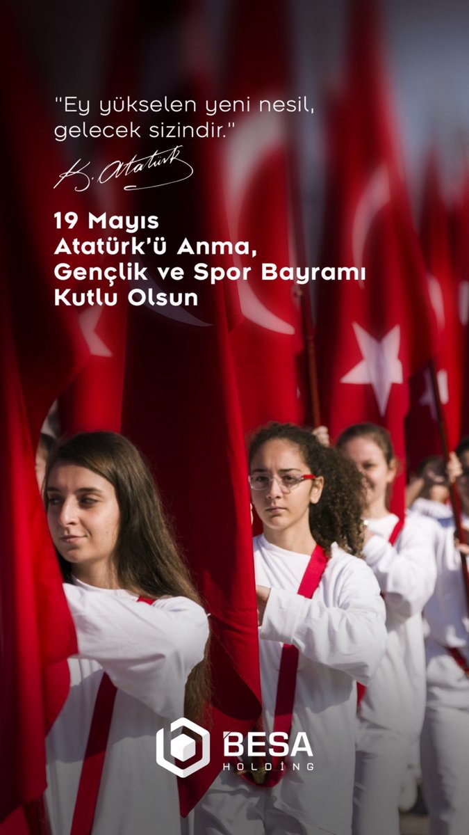 Gazi Mustafa Kemal Atatürk’ün Samsun’da yaktığı bağımsızlık meşalesi yolundan inançla giden genclerle sonsuza dek Türk milletini aydınlatmaya devam edecek.
19 Mayıs Atatürk’ü Anma, Gençlik ve Spor Bayramımız kutlu olsun!