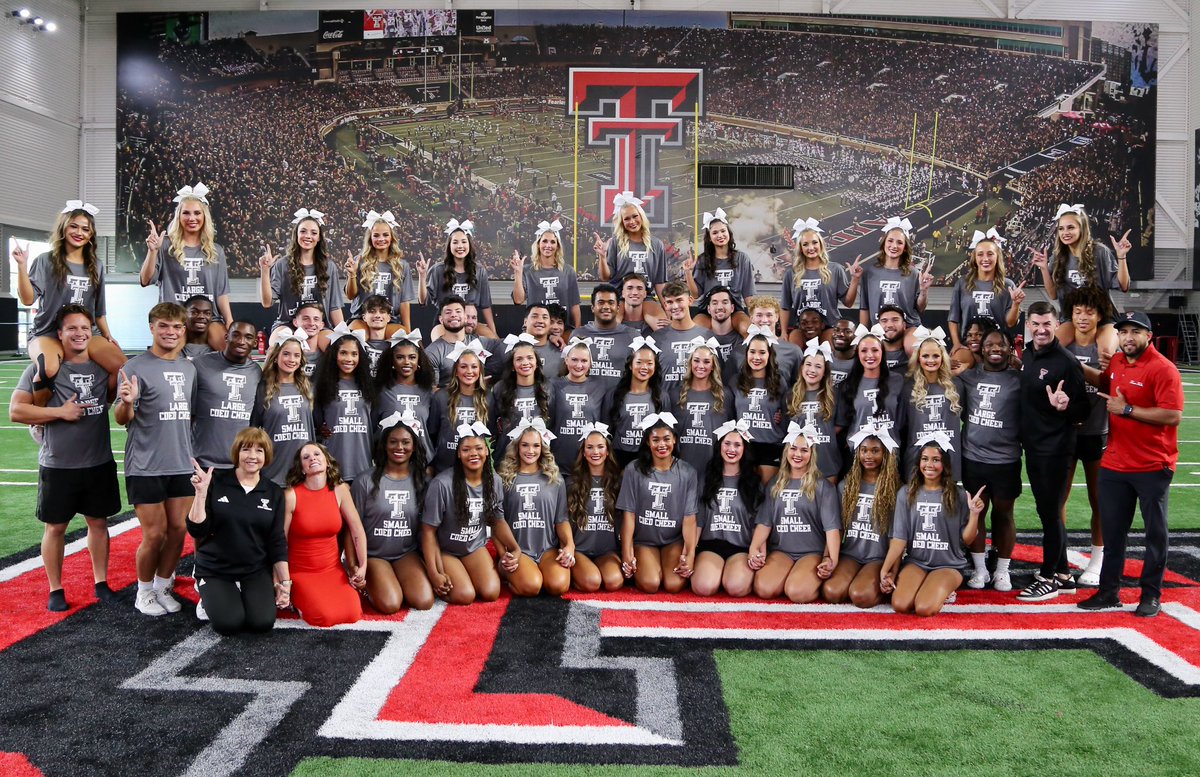 Introducing the 2025-2026 #TexasTech Cheerleaders 
#LargeCoEd #SmallCoEd #smarge #fam