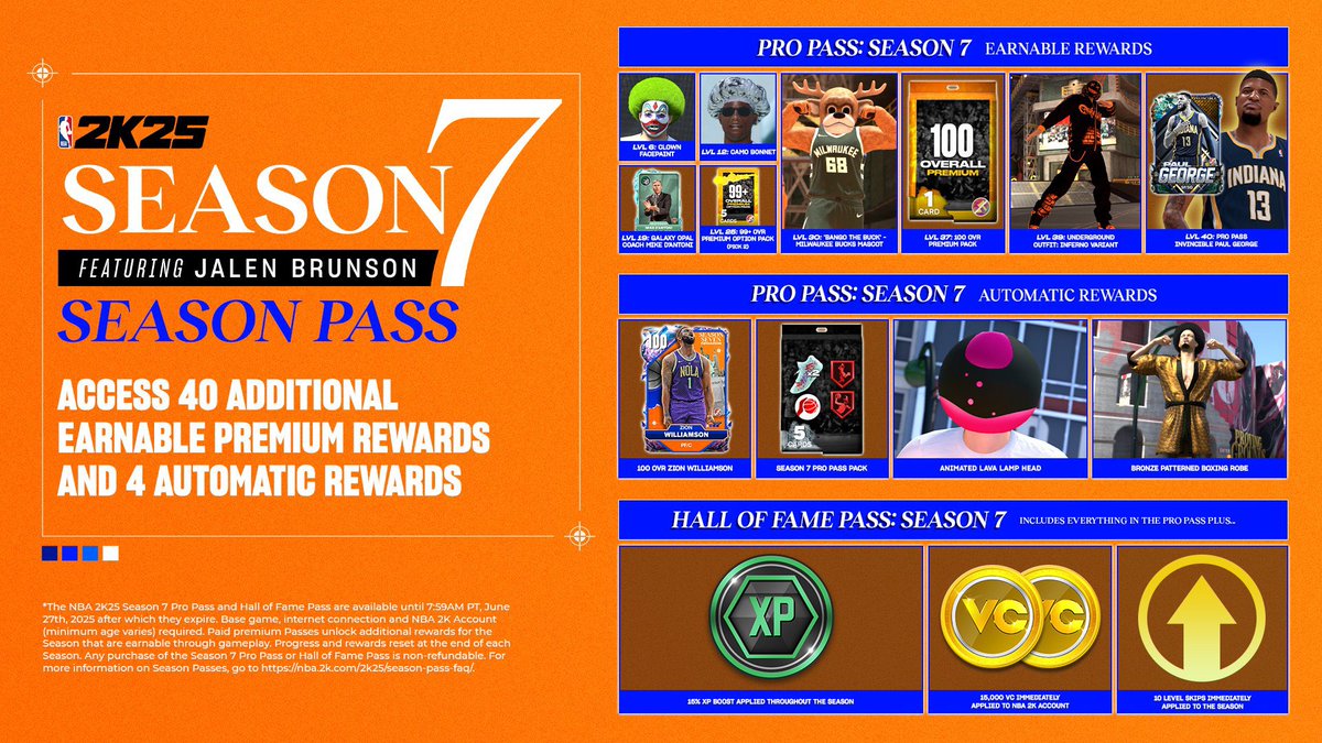 Blasian Ricks (@blasian1nvasion) on Twitter photo ๐จPS SEASON PASS GIVEAWAY๐จ
Massive thank you yet again to <a href="/NBA2K/">NBA 2K</a> for allowing me to give away 1 HOF pass & 1 PRO pass for S7 on PS ๐
To enter:
Follow Me ๐๐ฝ
Like & RT ๐๐
Tag a friend ๐ค
Winners randomly selected 5/20
(NBA2K has no involvement selecting the winners) ๐จPS SEASON PASS GIVEAWAY๐จ
Massive thank you yet again to <a href="/NBA2K/">NBA 2K</a> for allowing me to give away 1 HOF pass & 1 PRO pass for S7 on PS ๐
To enter:
Follow Me ๐๐ฝ
Like & RT ๐๐
Tag a friend ๐ค
Winners randomly selected 5/20
(NBA2K has no involvement selecting the winners)