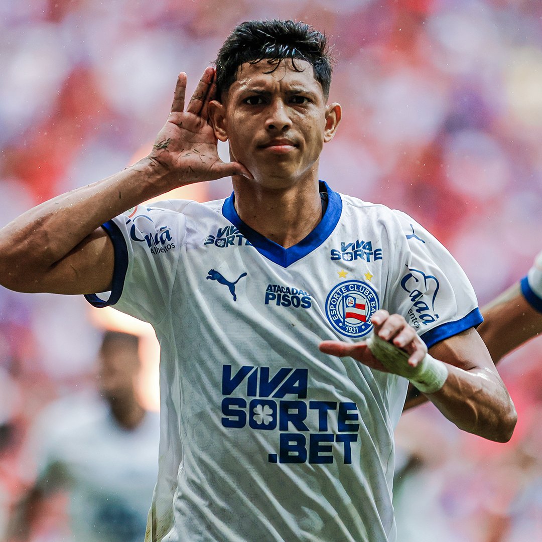 Erick Pulga é ponta da Série A com mais participações em gols (14) na temporada. 🔥

O atacante do Bahia soma 8 gols e 6 assistências em 2025.