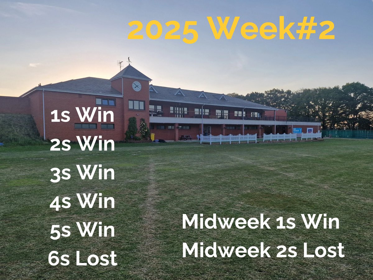 Results from the week.
2s highlights on our YouTube channel m.youtube.com/watch?v=Tvyjdo…