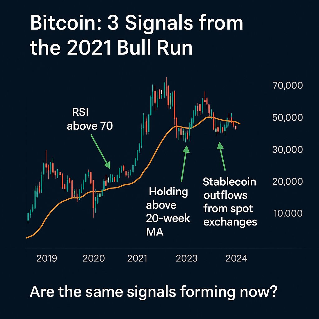 "Bitcoin 2021 boğasında şu 3 sinyali vermişti:
✅ RSI 70 üstü kapanışlar
✅ 20 haftalık ortalamanın üzerinde kalıcılık
✅ Spot borsalardan stablecoin çıkışı
Şimdi aynı sinyaller yeniden oluşuyor mu?
Sizce bu boğa mı, ayı mı? 👇
#Bitcoin #BTC #KriptoAnaliz