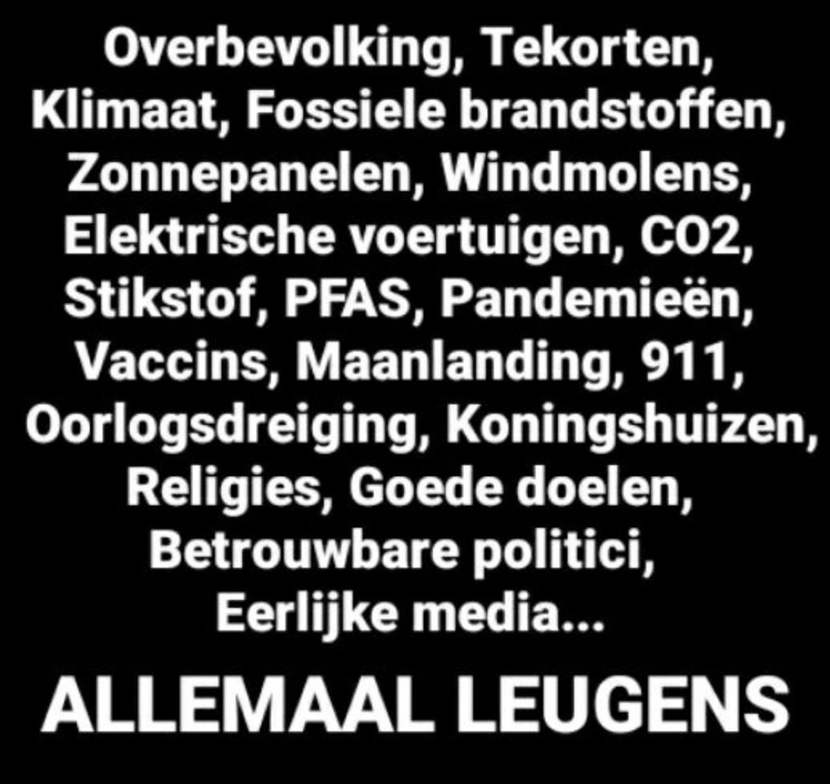 michelvanhattem's tweet photo. Het narratief (aka the media) is altijd bedoeld om je te manipuleren. Als we ons allemaal even afvragen waarom dit gedaan wordt, dan kunnen we ons wellicht afvragen in hoeverre we dit nog gaan accepteren. Want als alles een leugen is....  waar is onze waardigheid? https://t.co/S6krOcrNP9