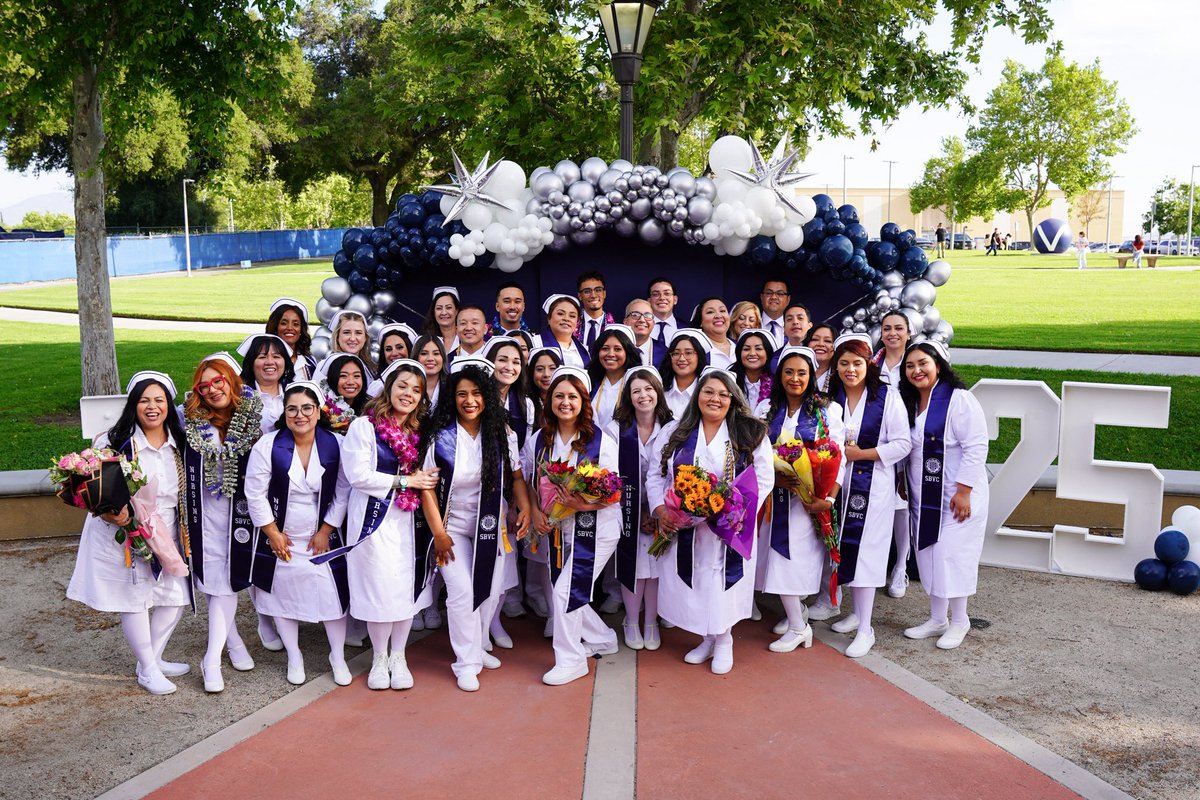 sbvalleycollege's tweet photo. Congratulations to SBVC’s Spring 2025 Nursing Cohort. Your journey is just beginning and the world is already better because of you. 🩺💙 https://t.co/AH60ihBT8L