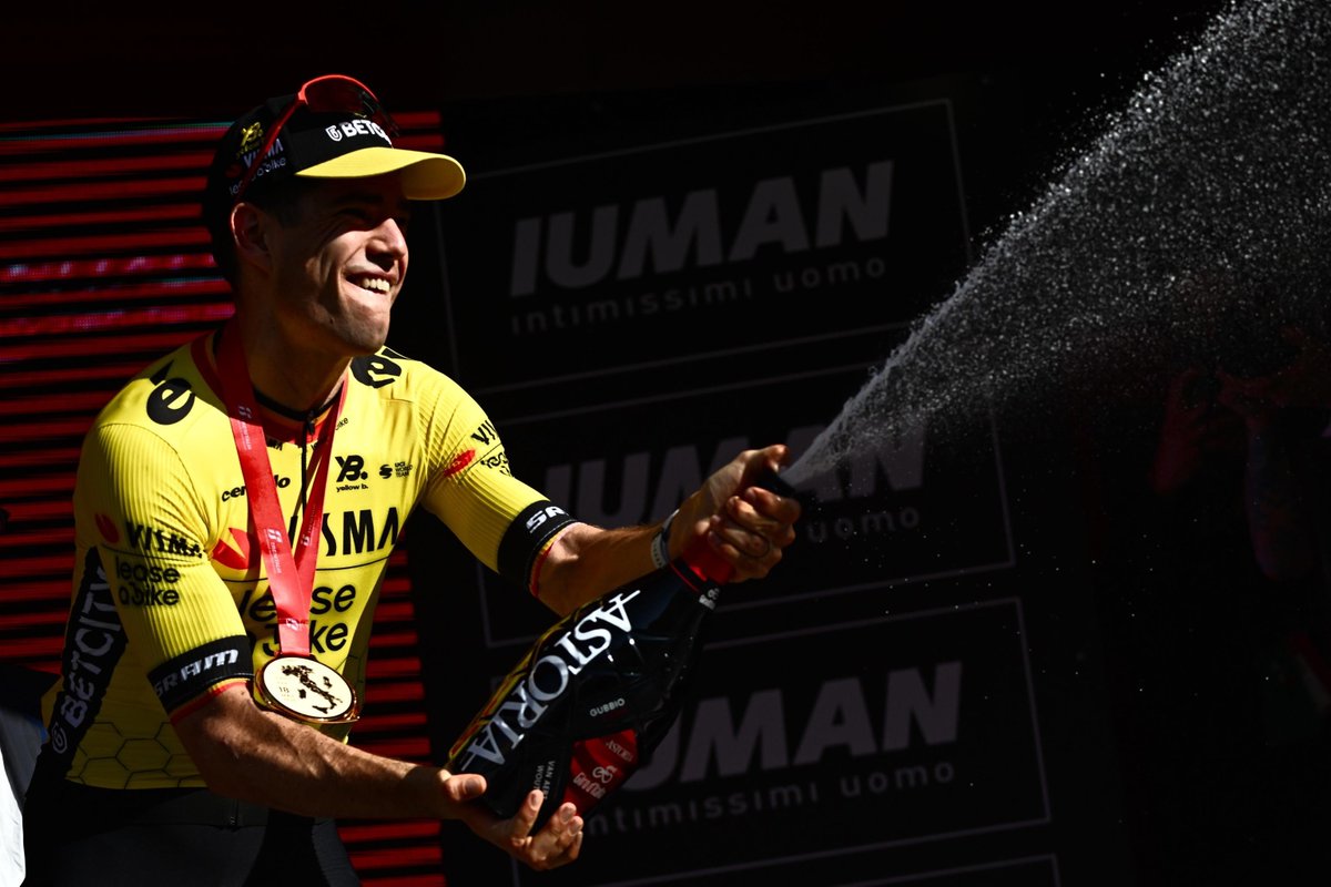 GLambaerts's tweet photo. 18/05/2025 Remarkable day for @WoutvanAert because
• 50th win as pro cyclist
• 113th cyclist in history with stage wins in @giroditalia, @LeTour and @lavuelta 
• 16th Belgian cyclist in history with stage wins in @giroditalia, @LeTour and @lavuelta https://t.co/0q91YOEtMz
