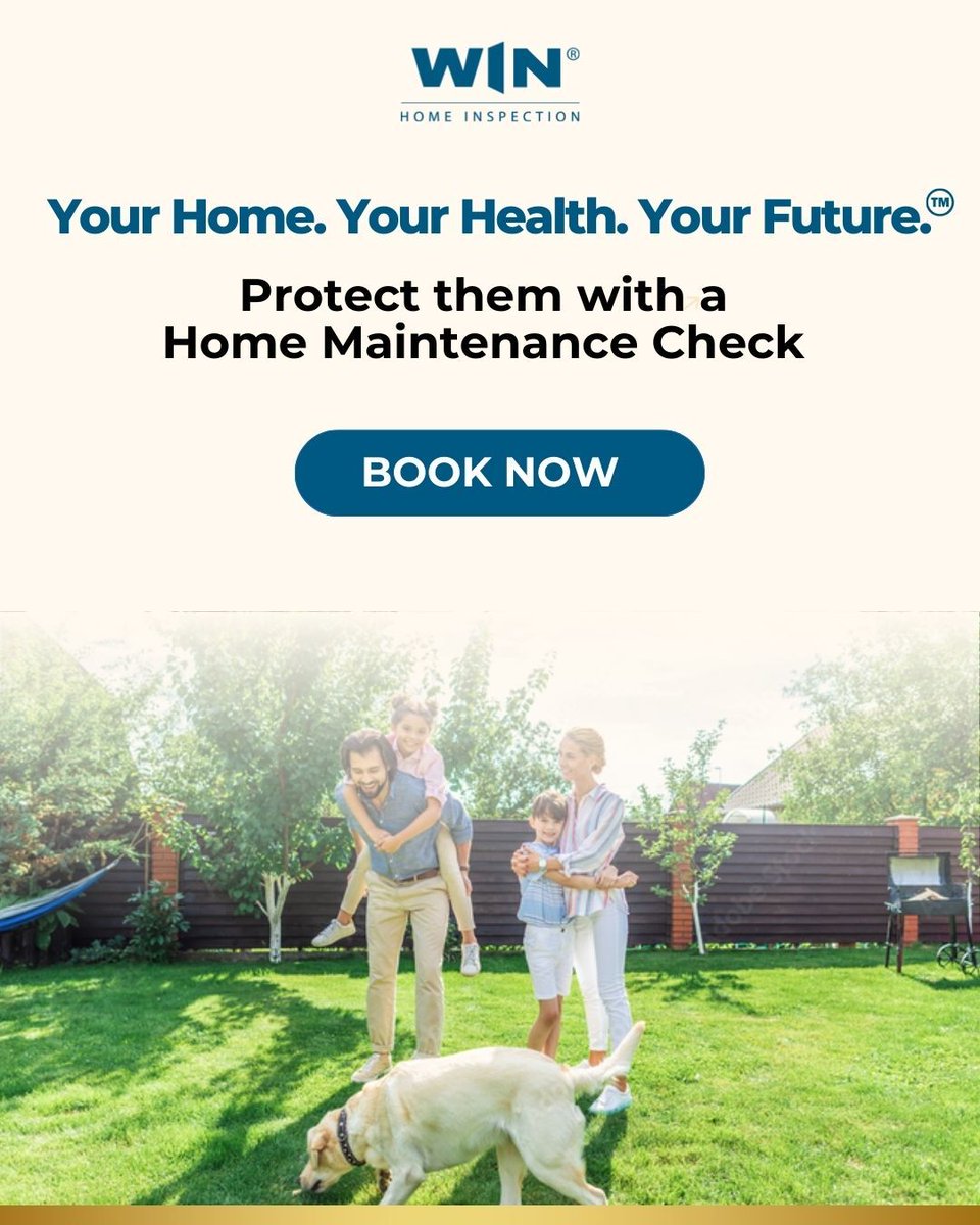 WINHomeInspect's tweet image. Backyard moments feel better in a home that’s well-maintained. 
WIN’s Home Maintenance Check helps catch hidden issues early— so you can enjoy more weekends like this.  
👇 What’s your favorite spring activity at home? Tell us in the comments! 
 #HomeMaintenance #SpringReady