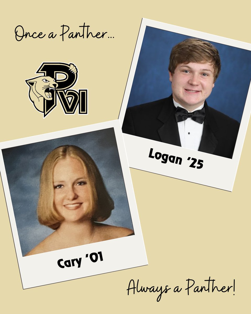 As we count down to the Class of 2025 Graduation 🎓, we’re excited to spotlight some of our legacy student graduates over the next few days! Enjoy these special photos of our seniors alongside their parents💛🖤 #AlwaysAPanther