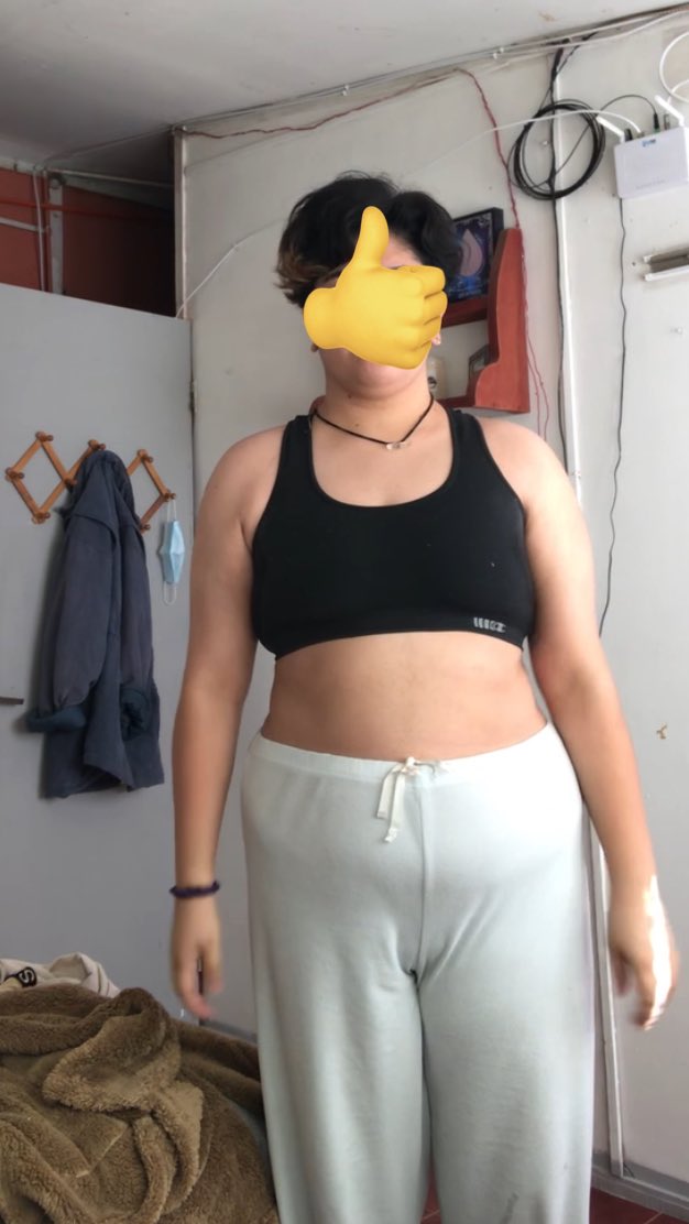 bbqtca's tweet photo. yo con 100 kilos                     yo con 59 kilos https://t.co/v0Ndq24sRA