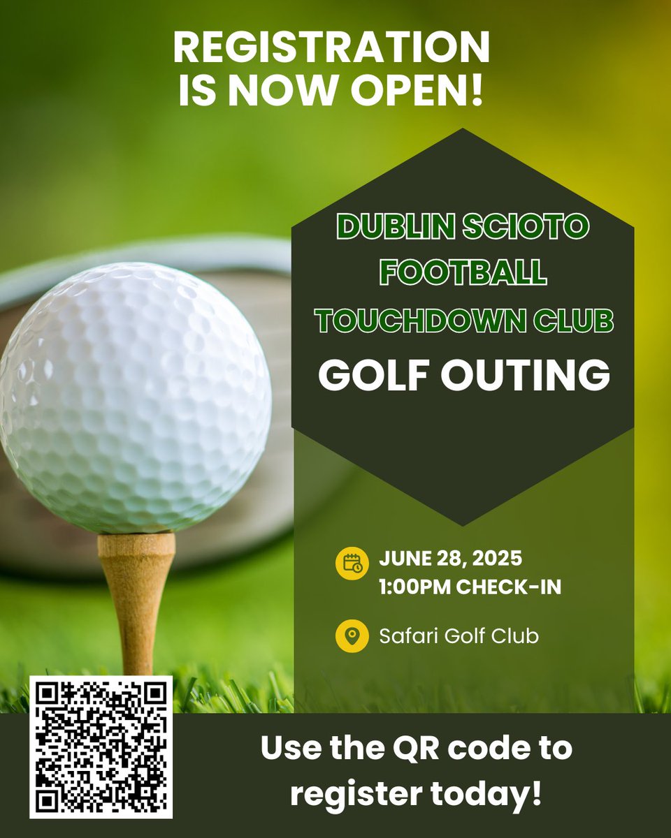Scioto Football (@sciotofootball) on Twitter photo REGISTRATION IS NOW OPEN! Don't miss out on our Annual Golf Outing at Safari Golf Club on June 28!
This event is a very BIG fundraiser to support our Football team. We have wonderful Sponsor options, too!
…club-golf-outing.perfectgolfevent.com/registration
GO IRISH!! 🍀🏈
<a href="/coachaplace/">Alex Place</a> REGISTRATION IS NOW OPEN! Don't miss out on our Annual Golf Outing at Safari Golf Club on June 28!
This event is a very BIG fundraiser to support our Football team. We have wonderful Sponsor options, too!
…club-golf-outing.perfectgolfevent.com/registration
GO IRISH!! 🍀🏈
<a href="/coachaplace/">Alex Place</a>