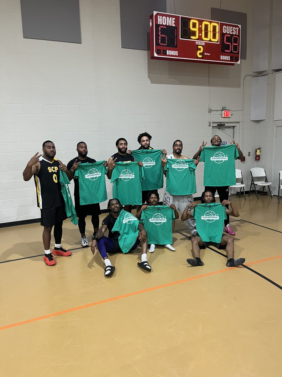 Congrats to SCP on the Sunday League championship. BACK TO BACK champs! 3 peat?!