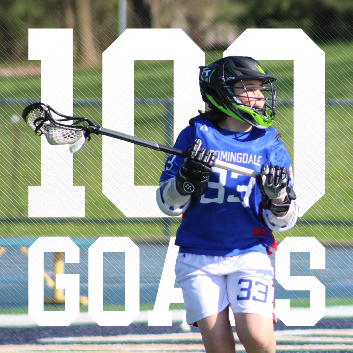 Congratulations to Nico G. on scoring 100 career goals as a Bloomingdale Bear! He possesses excellent stick skills, has a keen offensive IQ, and is an ideal teammate. Here's the many more years of lacrosse success!