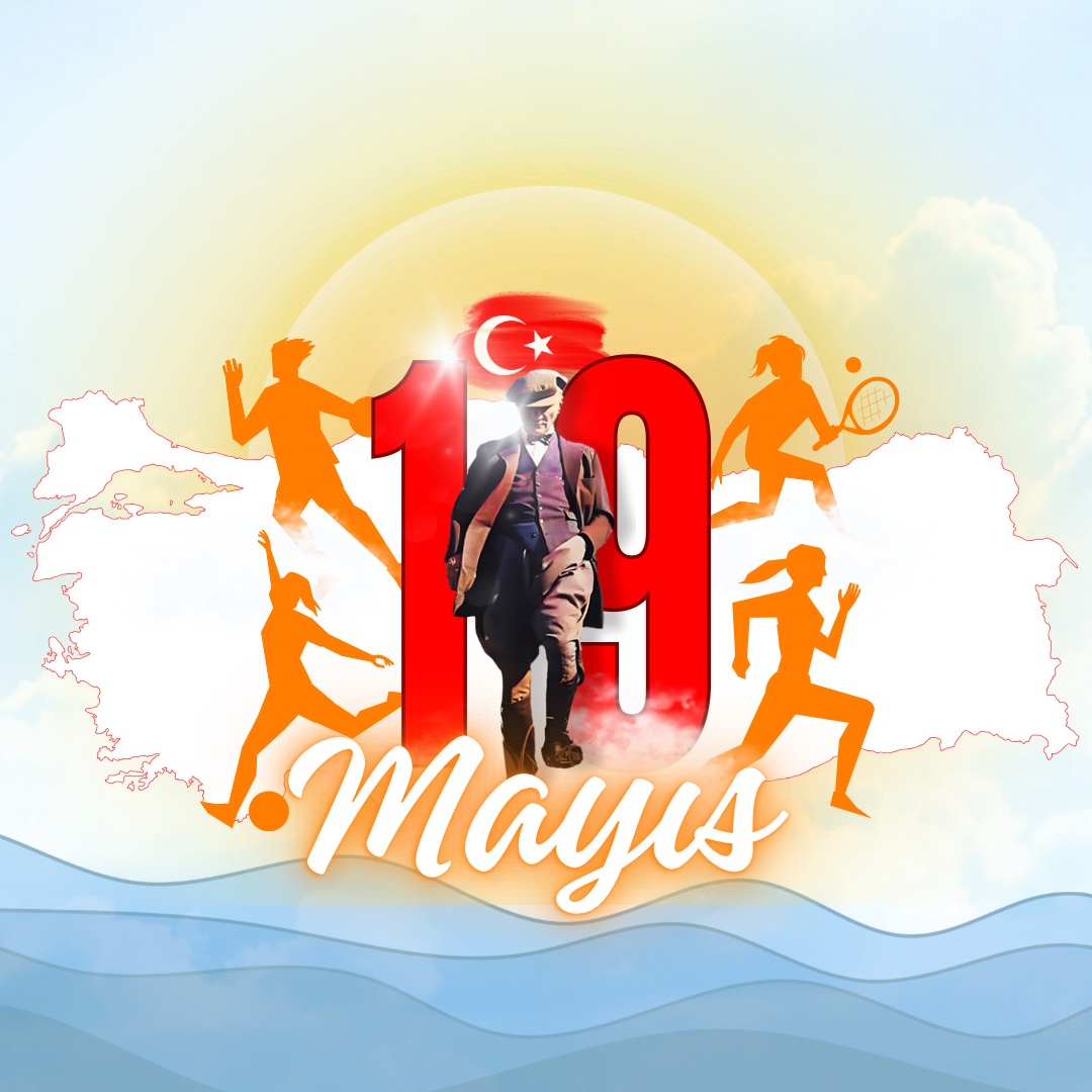 Gençliğe duyulan güvenin, bilim, spor ve çağdaş uygarlık hedeflerinin ifadesi 19 Mayıs Atatürk’ü Anma, Gençlik ve Spor Bayramımız kutlu olsun! Bilimin, sporun ve sanatın ışığında yürüyen gençler  umudumuzdur. Atatürk’ün gösterdiği yolda ilerlediğimiz nice aydınlık yarınlara!