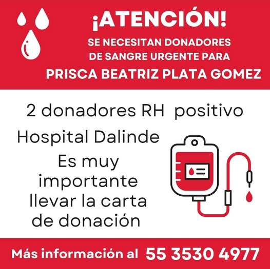 Amigas y amigos, quienes tengan la posibilidad de apoyar o dar RT, se los agradeceremos mucho. Es para mi mamá 🙏: