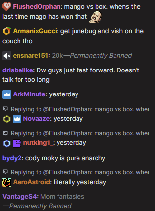 Melee Twitch Chat