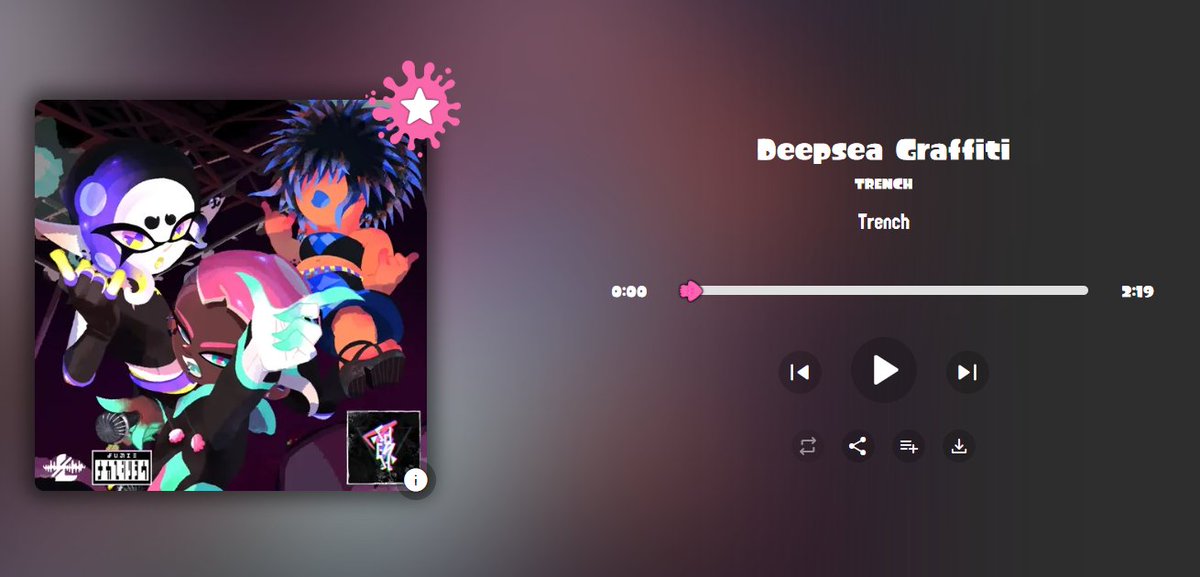YALL THIS SPLATAPP THING IS AMAZING
<a href="/AppSplat/">SplatApp</a> yall have outdone yourselves!!

app.splatapp.ink

ALSO YOU CAN LISTEN TO DEEPSEA GRAFFITI ON IT