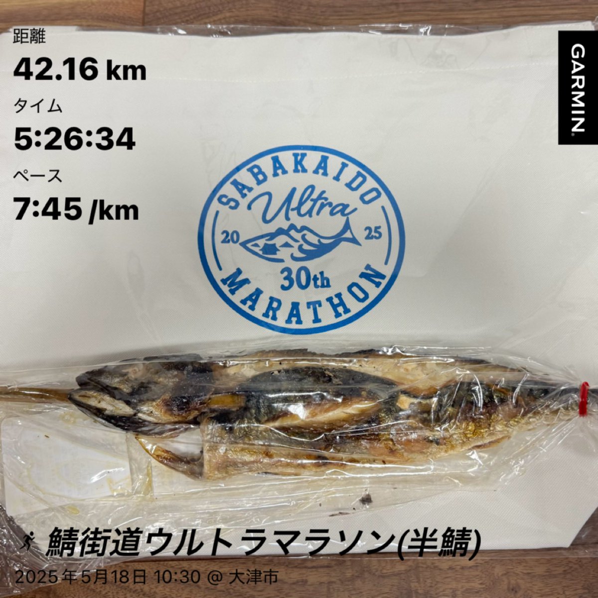 半鯖無事に完走
タフなコースやったけど楽しかったー！！
#鯖街道ウルトラマラソン
#半鯖