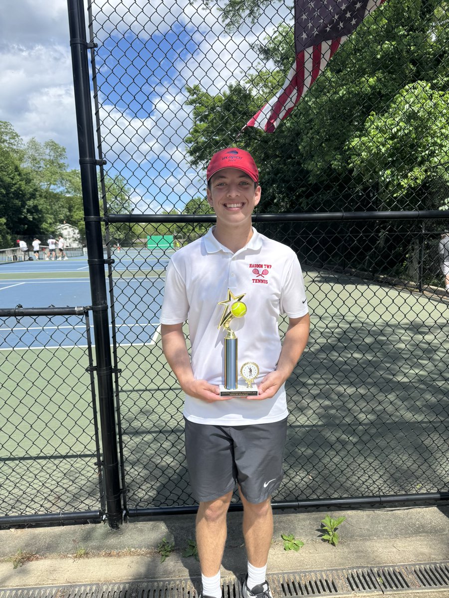HT Boys tennis congratulates Colonial Conference Tournament singles finalist Alex Noone!!!!
