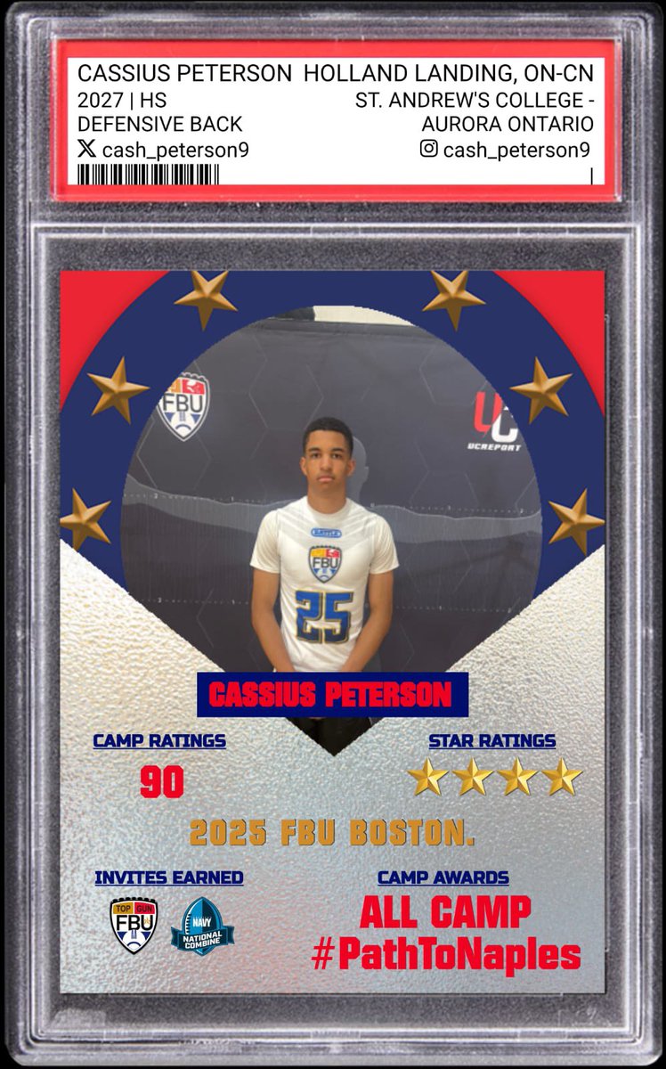 6’3 Class of ‘27 Corner <a href="/Cash_Peterson9/">Cassius Peterson</a> turning some heads south of the border!  Get your eyes on this young man!
<a href="/CoachKamaup/">Kamau Peterson</a>